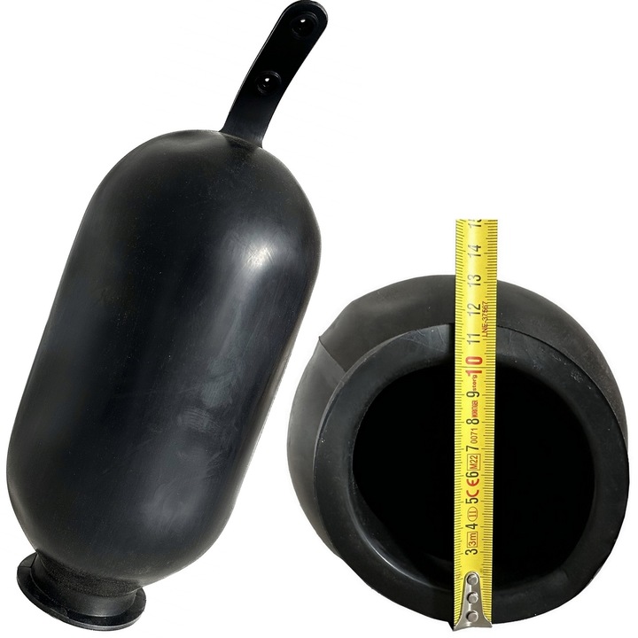 Мембрана за хидрофор 50L, ALUVRA, EPDM маншон, капацитет 50 литра, с опашка, за разширителен съд, резервоар 50 L, Черна