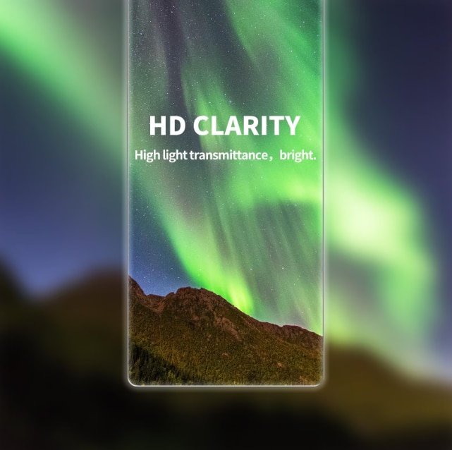 Folie sticla MatTech, compatibila cu Honor X5c Plus, Case Friendly, Grosime de 0.33mm, Duritate 9H, Anti-Fingerprint, Margini Rotunjite, Transparent