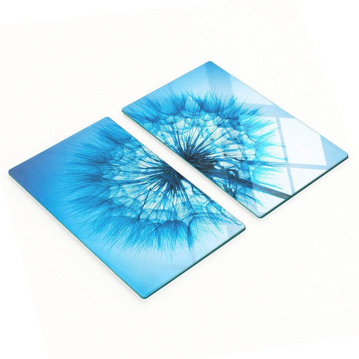 Tocatoare de bucatarie Tulup set 2 bucati, sticla securizata, 30x52cm, antiderapante, rezistente la temperaturi ridicate