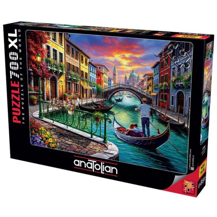 Puzzle, Anatolian, Fekete Gondola, 700 darab