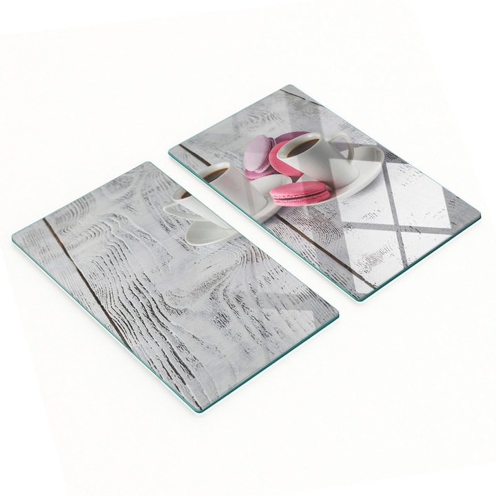 Set 2 Tocatoare de bucatarie Tulup din Sticla 30x52cm, Antiderapante, Rezistente la Temperatura