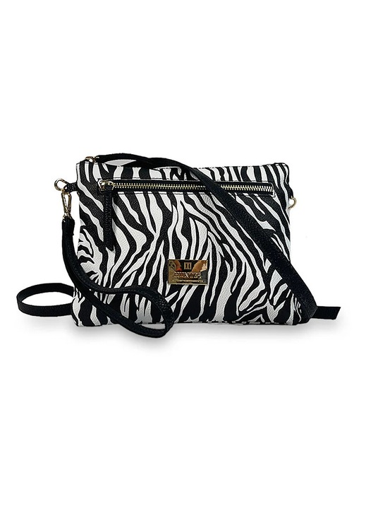 Geanta dama Hunter, model Jungle Zebra, multicolor, dimensiuni variate