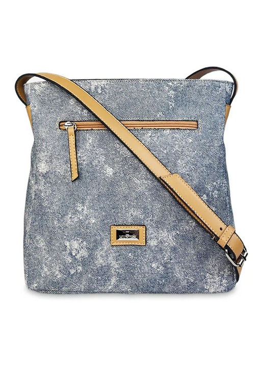 Geanta dama Hunter Amanda, marime medie, multicolor, cu detalii metalice