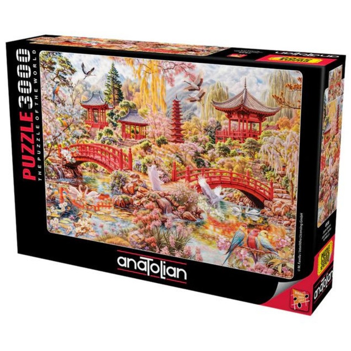 Puzzle, Anatolian, Japánkert, 3000 darabos