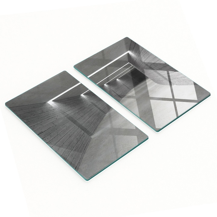 Tocatoare de bucatarie Tulup, set 2 bucati, sticla, 30x52cm, antiderapante, rezistente la temperaturi ridicate