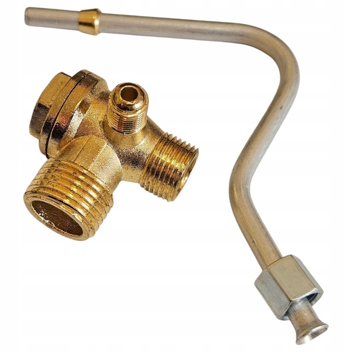 Airpress visszacsapó szelep, visszacsapó szelep 1/2" x 3/8", nyomáscsökkentő cső, max. 16 bar