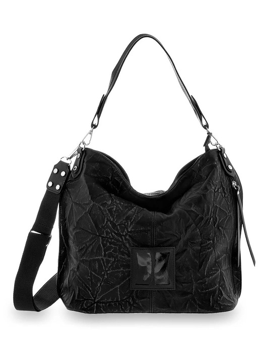 Geanta dama Hunter, model hobo, culoare neagra, dimensiuni 1x1cm