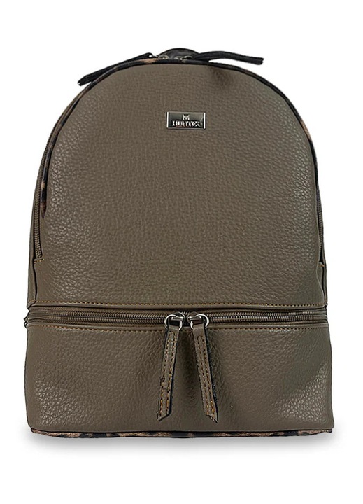 Rucsac dama Hunter, 3 compartimente, kaki, 30x45cm