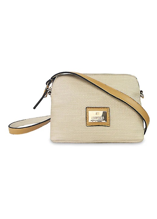 Geanta dama Hunter, semi-ovala, mpez, set cu detalii metalice, 30x45cm