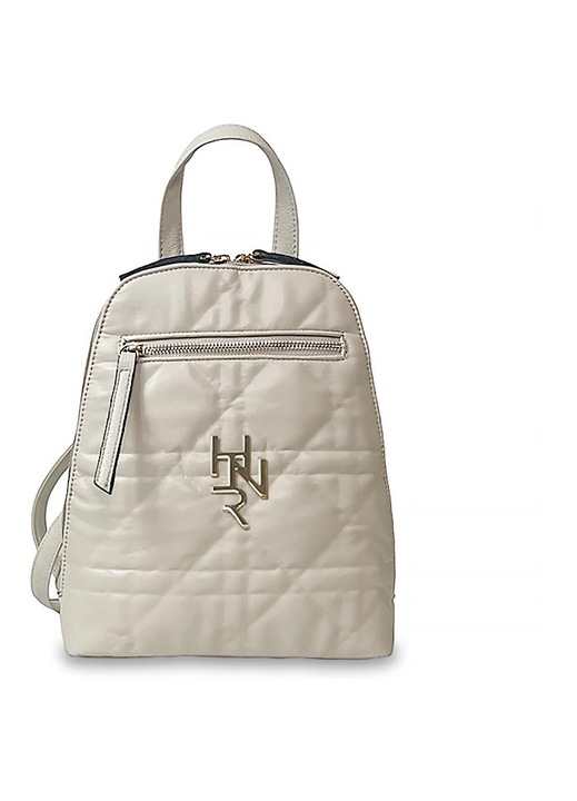 Rucsac dama Hunter, 3 compartimente, alb, 30x25x10cm