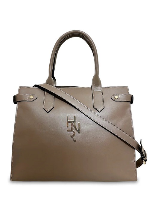 Geanta dama Hunter, model Plain, 2 compartimente, culoare purpuriu, dimensiuni 30x45cm