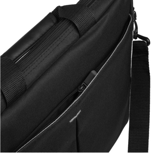 Geanta pentru Laptop, Casual, WaterProof, Bareta de umar, Design Slim, 15.6" Neagra