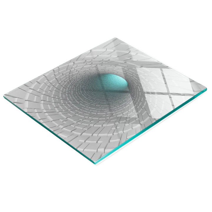 Tocator multifunctional de bucatarie Tulup, sticla, antiderapant, rezistenta la temperaturi ridicate