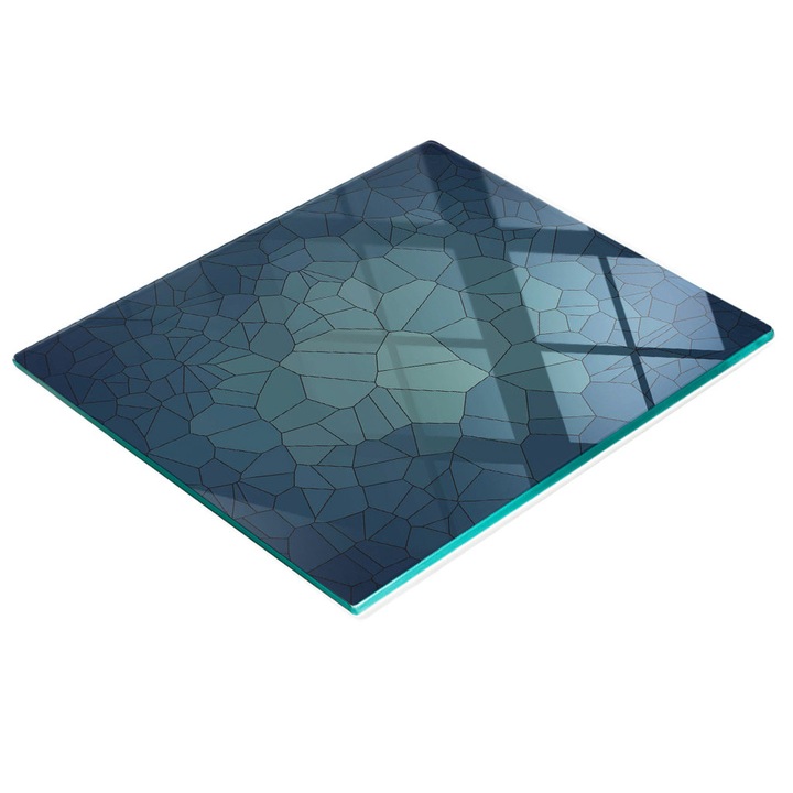 Tava de servire Tulup, sticla, 60x52cm, antiderapanta, rezistenta la temperaturi ridicate