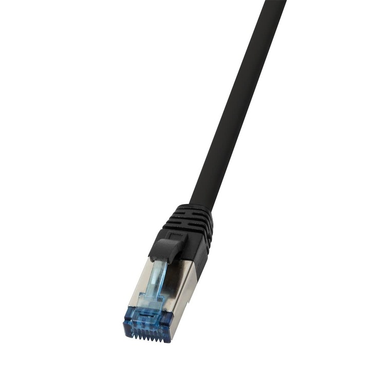 Cablur LogiLink Patchcord Cat.6A S/FTP PUR 20,0m negru