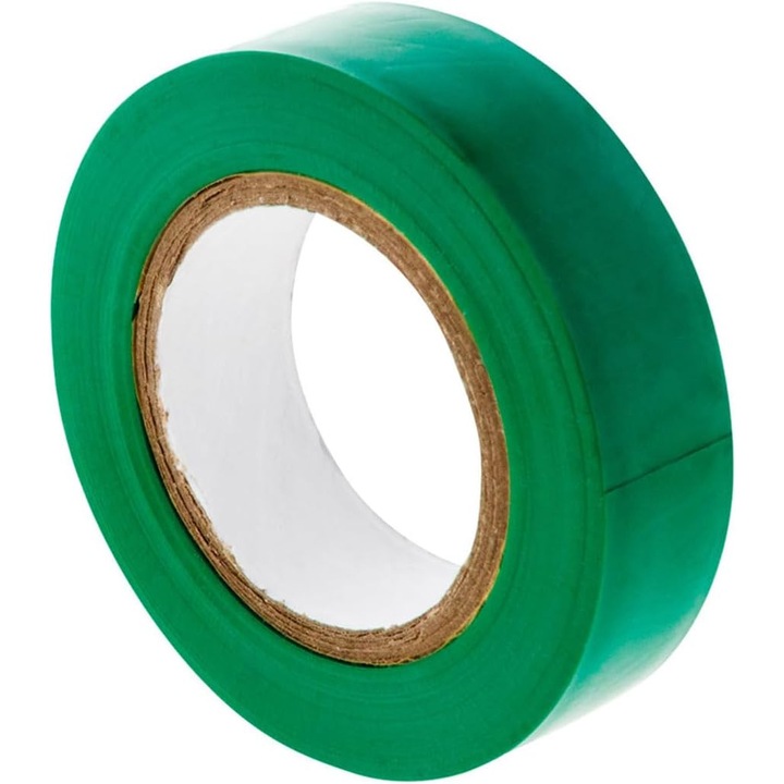 Banda Adeziva Izolatoare Profesionala, 10m, 0.15mm Grosime, Verde