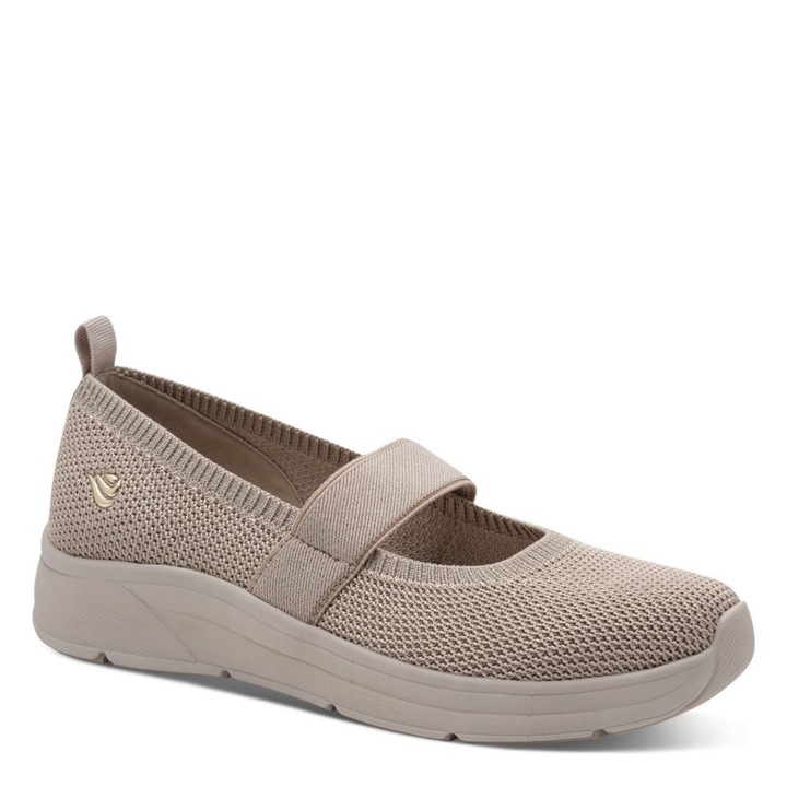 Jana Jana női pántos bézs textil sportos-casual cipő 22183-46-324 07766