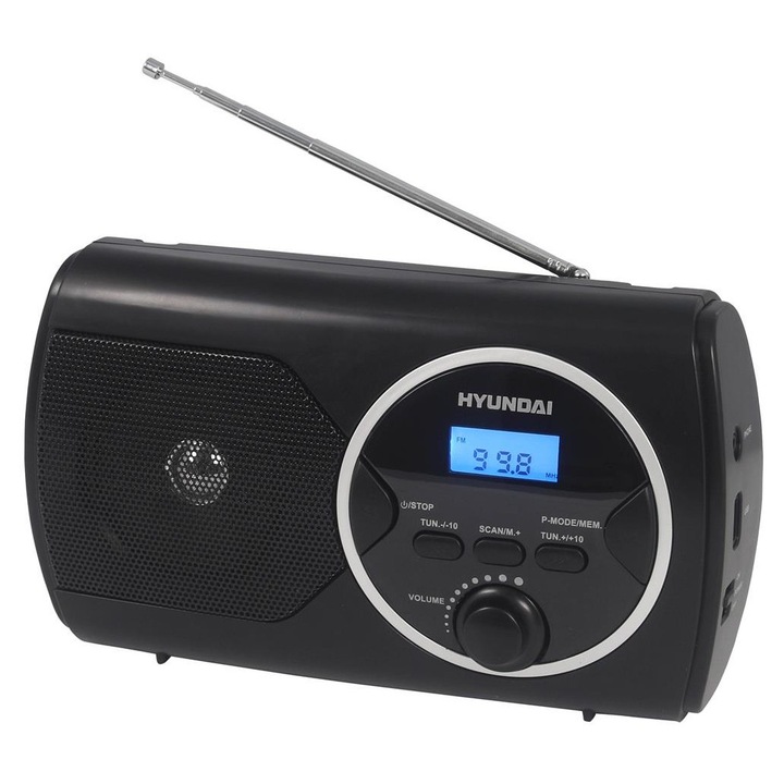 Radio portabil Hyundai PR570PLLUB, negru
