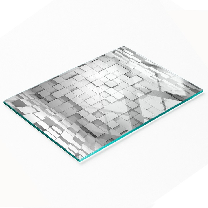 Tulup Dísztábla, üveg, 80x52cm, csúszásgátló, magas hőmérsékletnek ellenálló