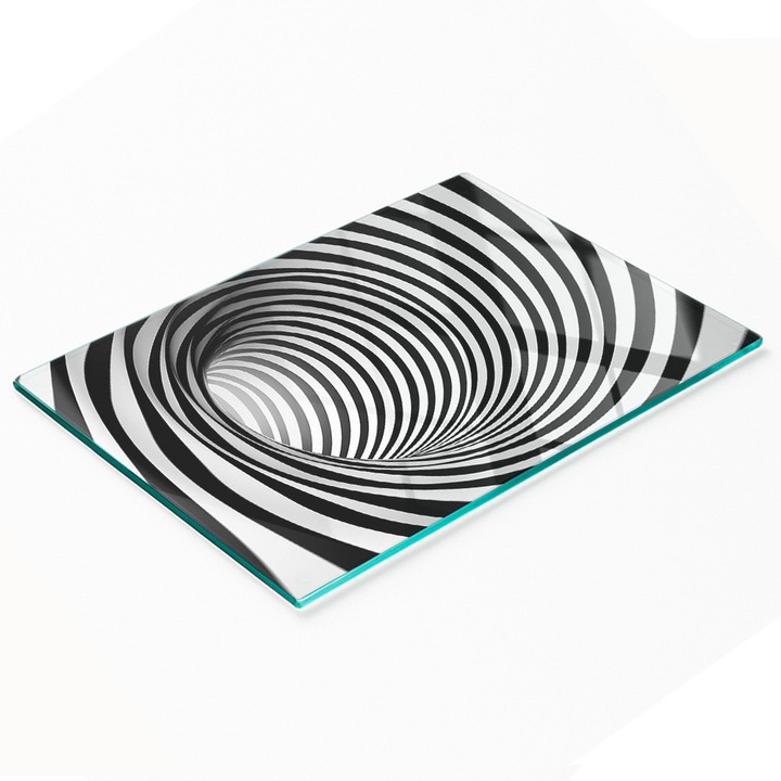 Tulup dekorációs üveglap, 80x52cm, csúszásmentes, magas hőmérsékletnek ellenálló