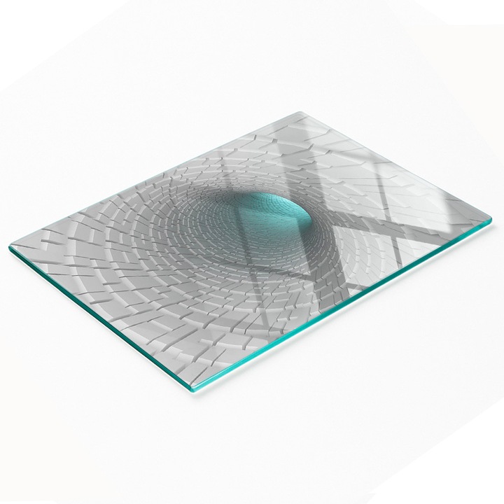 Dekoratív üveglap, Tulup, 80x52cm, csúszásgátló, magas hőmérsékletnek ellenálló