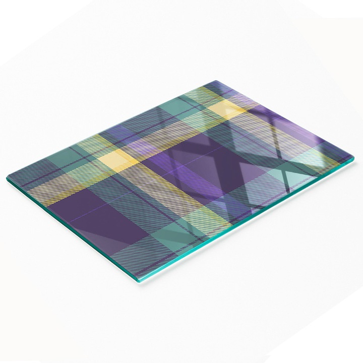 Tulup dekoratív üvegtábla, konyhai vágódeszka, 80x52cm, csúszásmentes, magas hőmérsékletnek ellenálló