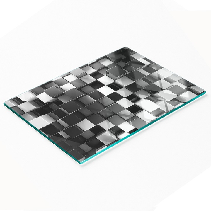 Dekorációs tábla, Tulup, üveg konyhai tábla, 80x52cm, csúszásmentes, magas hőmérsékletnek ellenálló