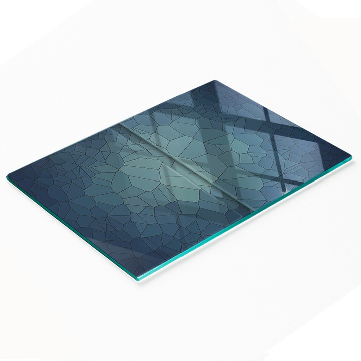 Tava de servire Tulup, sticla, 80x52cm, antiderapanta, rezistenta la temperaturi ridicate