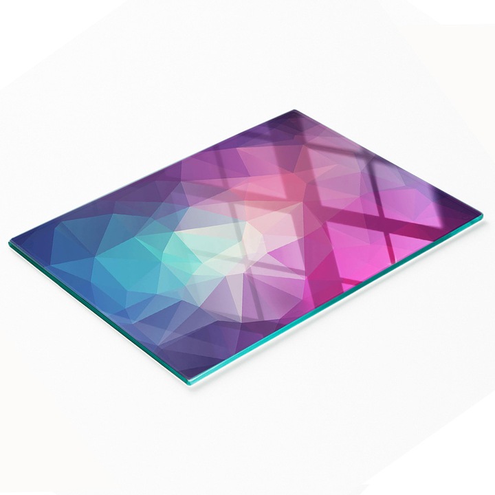 Dekoratív üveglap, Tulup, 80x52cm, csúszásmentes, magas hőmérsékletnek ellenálló