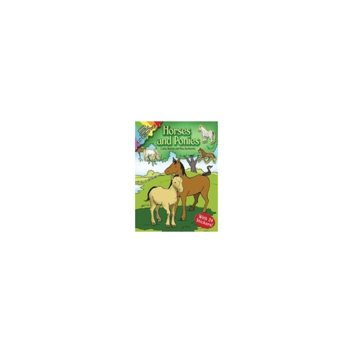 Horses and Ponies [With 24 Stickers], Nina Barbaresi, Cathy Beylon