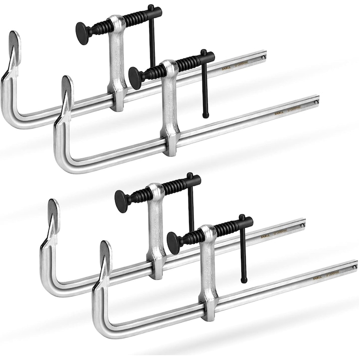 Set 4 Cleme Presare 300mm, Forjate, 200kg Forta Strangere