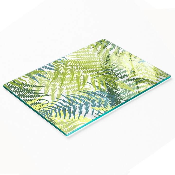 Tulup dekoratív konyhai tábla, biztonsági üveg, 80x52cm, csúszásmentes, magas hőmérsékletnek ellenálló