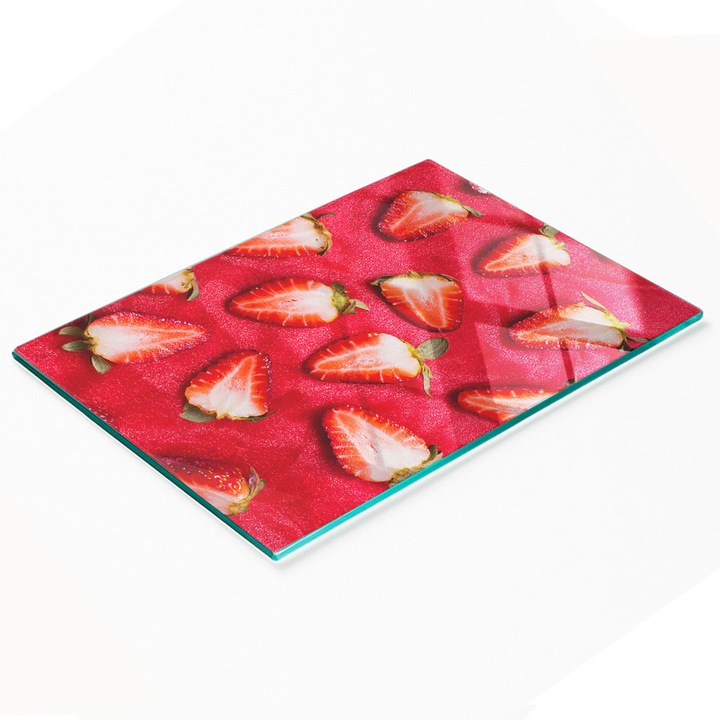 Tulup dekoratív konyhai tábla, biztonsági üveg, 80x52cm, csúszásmentes, magas hőmérsékletnek ellenálló