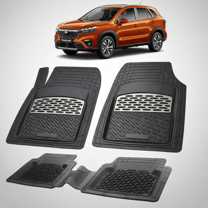 Szőnyegek Suzuki SX4 S-Cross II Kompatibilis SUV 2021-jelen, Ezüst