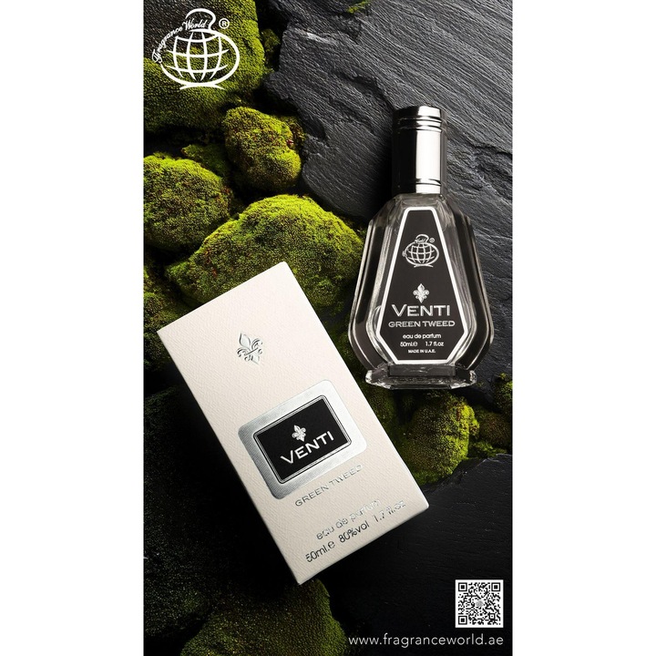 Parfum Fragrance World Venti Green Tweed, bărbați, 50ml