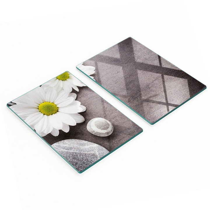 Tulup konyhai vágódeszka szett 2 db üveg 40x52cm csúszásmentes