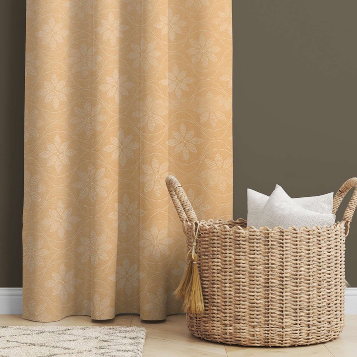 Függöny VERONICA NARANCS, méret 200 x 255 cm