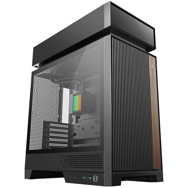 Компютърна кутия DeepCool CL660, Черен, Middle Tower