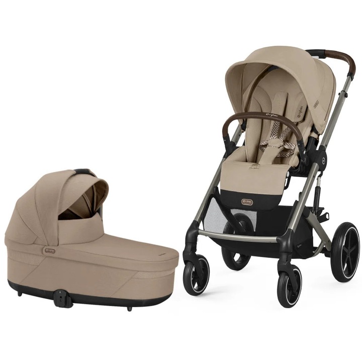 Коляно Cybex Balios S Lux 2 в 1 Taupe/Almond Beige