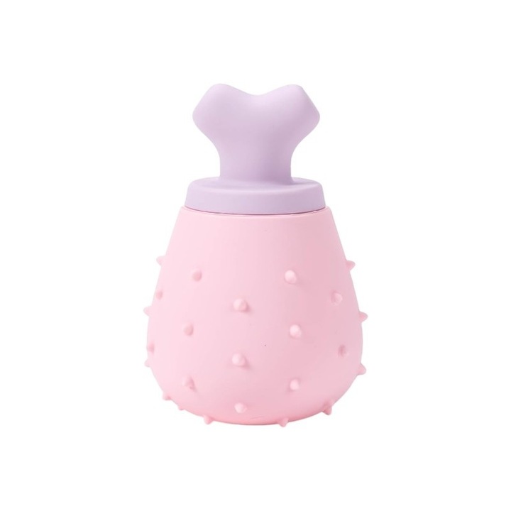 Интерактивна играчка за кучета, розова, с функция за награда