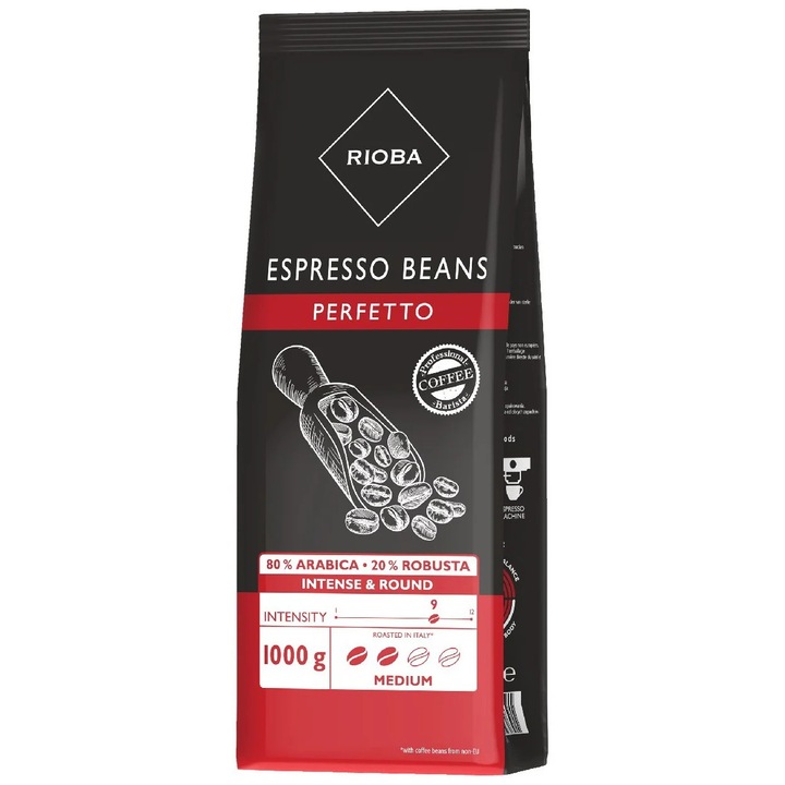 Cafea Boabe Espresso Perfetto, Rioba, 1 kg