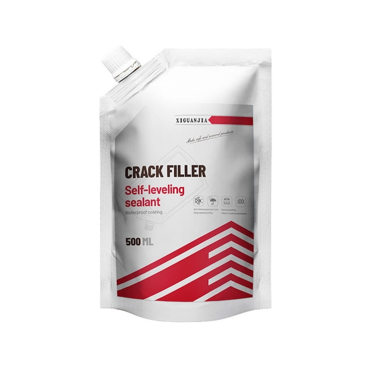 Adeziv etansant elastic NetScroll, 500 ml, gri, autonivelant, impermeabil