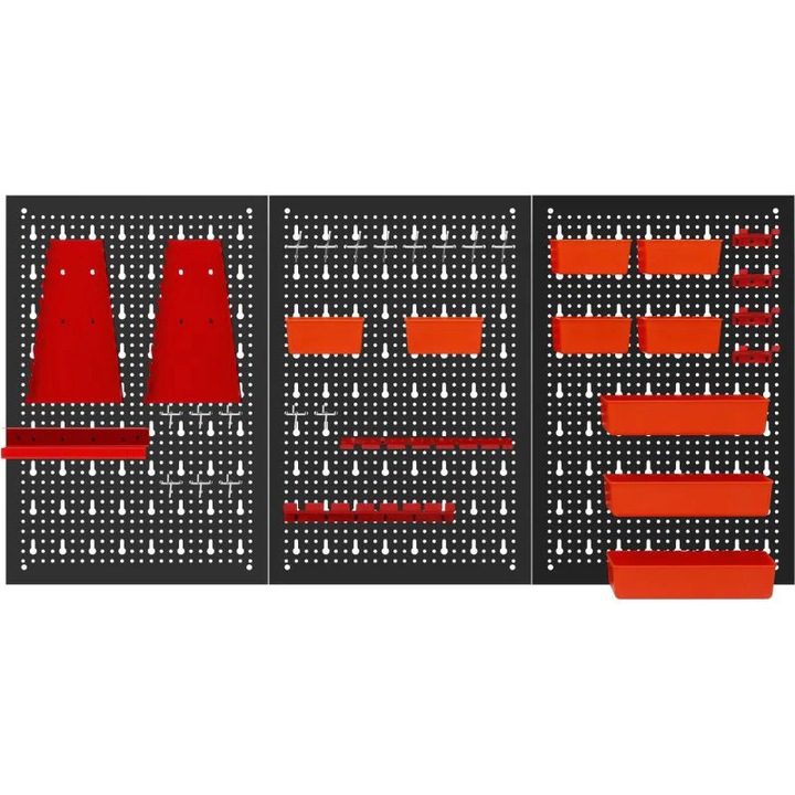 Fém szerszámtartó műhelybe, 120 x 60 cm, Kraft&Dele KD11898