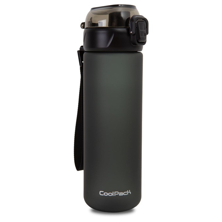 Sticlă de apă CoolPack Axel Plum, 620 ml, neagră