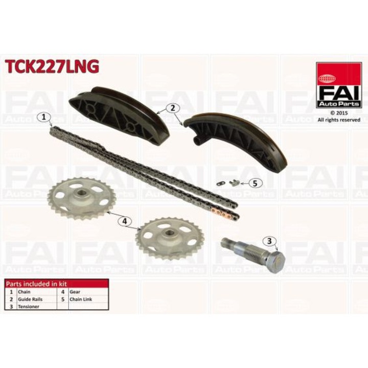 FAI AutoParts TCK227LNG vezérműlánc készlet