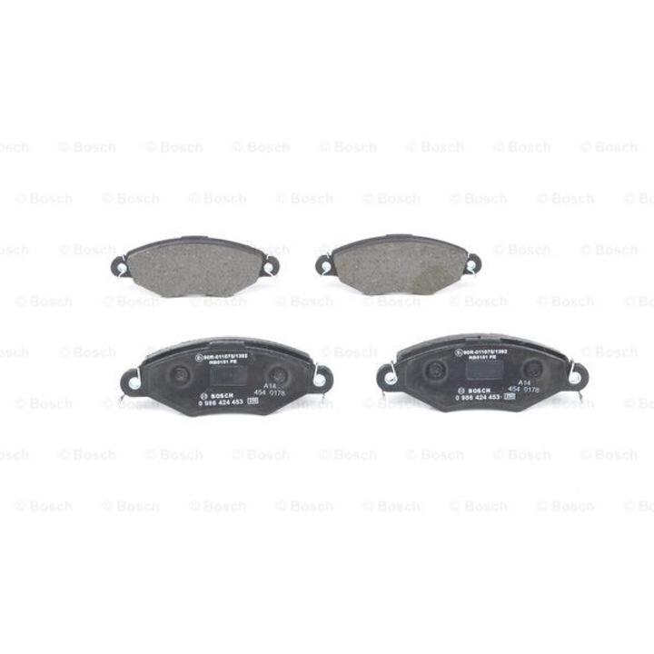Fékbetét készlet, tárcsafék BOSCH 0 986 424 453
