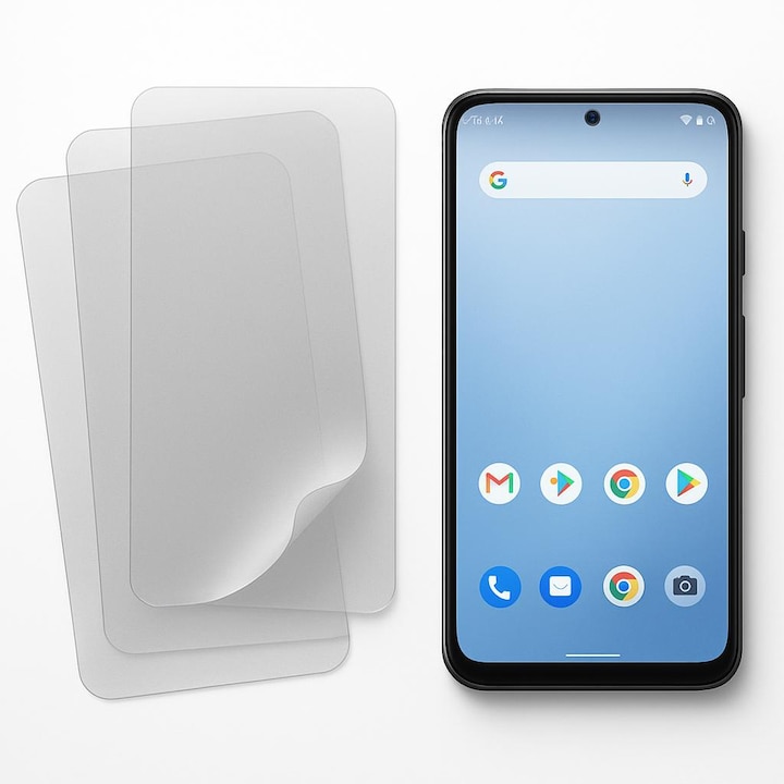 Комплект от 3 бр. Матово фолио за дисплей за Coolpad C35 Plus, защита Infinity Enterprise - Сребърно за екран на телефон от хидрогел, гъвкаво, цялостно залепване, силиконово, пълен комплект за лесен монтаж