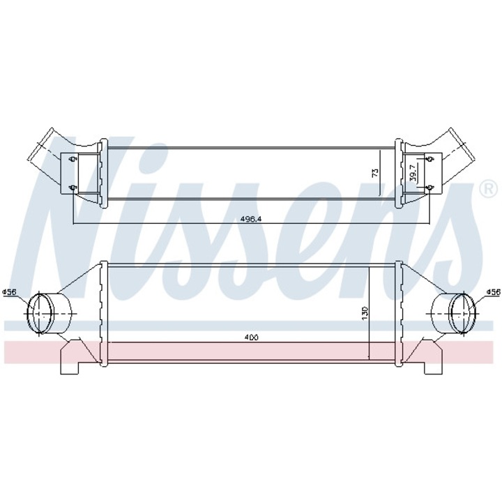 Intercooler, compresor NISSENS 96732 - eMAG.ro