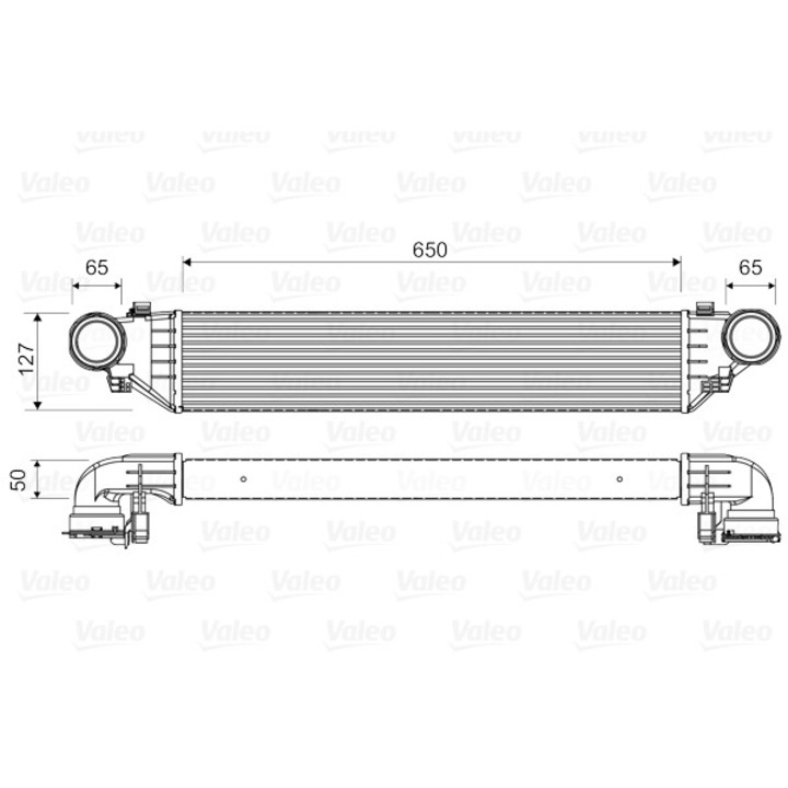Intercooler, kompresszor VALEO 817760