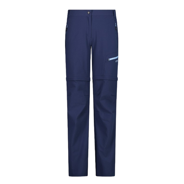 Pantaloni trekking dama CMP Zip-off 31T5116, Albastru, 34